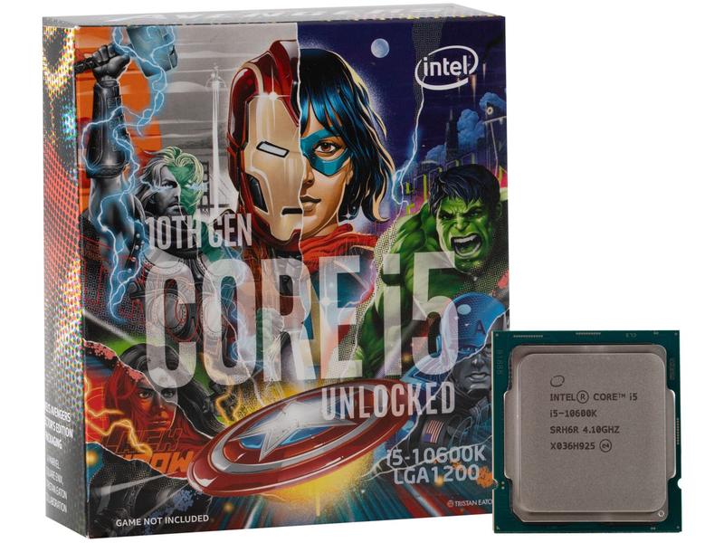 Processador Intel Core i5 10600K Avengers Edition - 4.10GHz 4.80